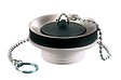 VALENTIN - Bonde Lavabo/Bidet avec chaînette et bouchon D38 - VALENTIN - 00 604200 000 00 - vignette