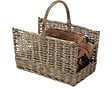 DIXNEUF - Panier à bois en osier grisé - NOVEO - 53 cm - vignette