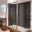 JACOB DELAFON - Receveur de douche antidérapant 150 x 80 Flight Neus acrylique rectangle blanc + bonde + capot - vignette