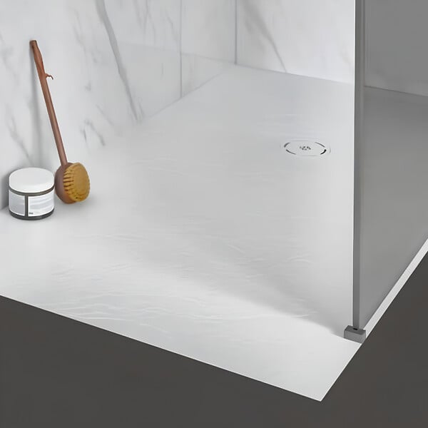 JACOB DELAFON - Receveur de douche 140 x 90 Singulier neoroc rectangle blanc - large