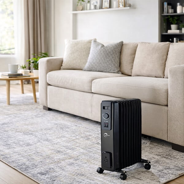 SANNOVER - Radiateur Electrique Mobile Bain d'Huile Baneos Luxe Pro Sannover 2500 W - large