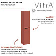 VITRA - Colonne VitrA Sento Round 2 portes version gauche Terracotta mat - vignette