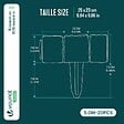 VOUNOT - Bordure de jardin plastique PP imitation pierre 5m gris clair - vignette