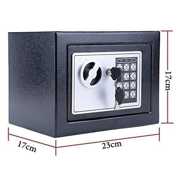 TRESORSAFE - Coffre Fort Tresorsafe T17E Serrure électronique avec clés de secours - large