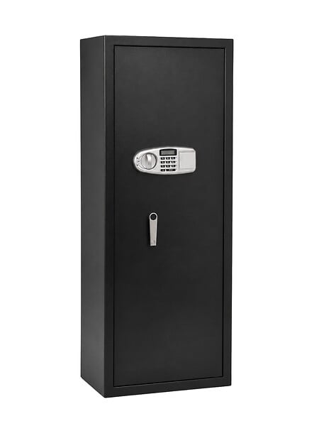 TRESORSAFE - Armoire à fusils Tresorsafe - 10 armes - Serrure électronique avec clés de secours - large