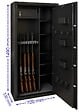 TRESORSAFE - Armoire À Fusils Tresorsafe 15 Armes Serrure À Clés - vignette