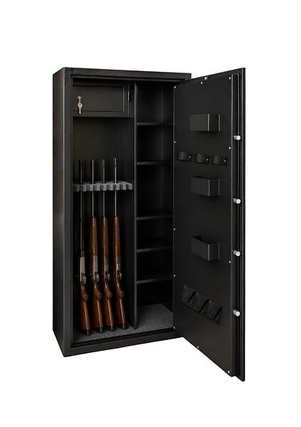TRESORSAFE - Armoire À Fusils Tresorsafe 15 Armes Serrure À Clés - large
