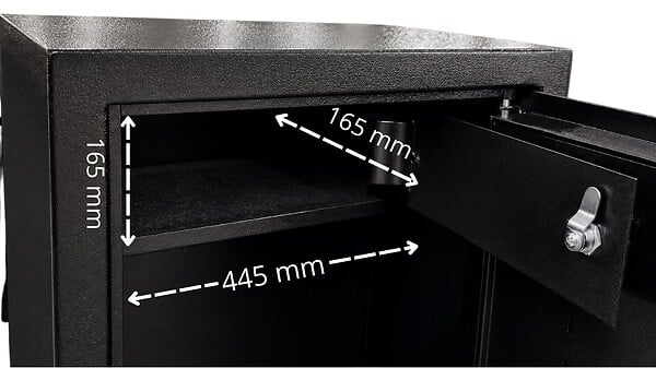 TRESORSAFE - Armoire À Fusils Tresorsafe 10 Armes Serrure À Clés - large