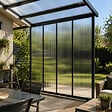 MCCOVER - Lot 14 plaques polycarbonate 4 mm - 2000 x 1050 mm alvéolaire translucide Translucide, l.105 cm, L.200 cm - vignette