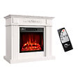 SANNOVER - Cheminée Electrique Belozia 2 000W 80,5 x 90 x 26 cm Blanc Sannover - vignette