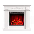 SANNOVER - Cheminée Electrique Belozia 2 000W 80,5 x 90 x 26 cm Blanc Sannover - vignette