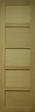 GD MENUISERIES - Porte Coulissante placage chene 5 panneaux H204 X L63 cm - vignette