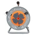ZENITECH - Enrouleur de chantier IP44 4 prises 16A 3G2,5mm² 25m - orange - Zenitech - vignette