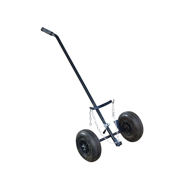 INTEC - Desherbeur thermique à gaz 19.5KW Chalumeau gaz Bruleur 50mm + Tuyau 5 m + Chariot trolley à Roues Allumage piezo PROJECT - large