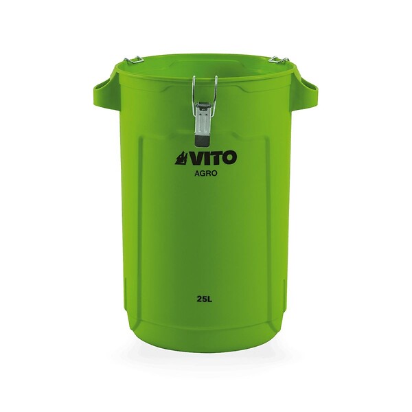 VITO - Moulin à Grains électrique 25L 1300W 5 tamis 2 à 8 mm Débit 300 kg/h - Broyeur Céréales Maïs Épices & Aliments pour Animaux VITO - large