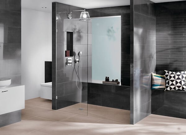 WEDI - Receveur en polystyrène extrudé à carreler Primo 1800 x 900 mm à sortie excentrée - large