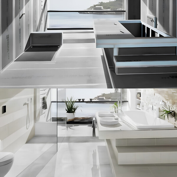 WEDI - Panneau de construction 250 x 60 x 10 cm - large
