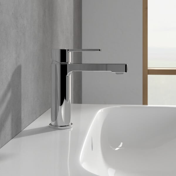 VILLEROY & BOCH - Architectura Mitigeur Monocommande pour Lavabo, sans vidage, Chrome (TVW10300400161) - large