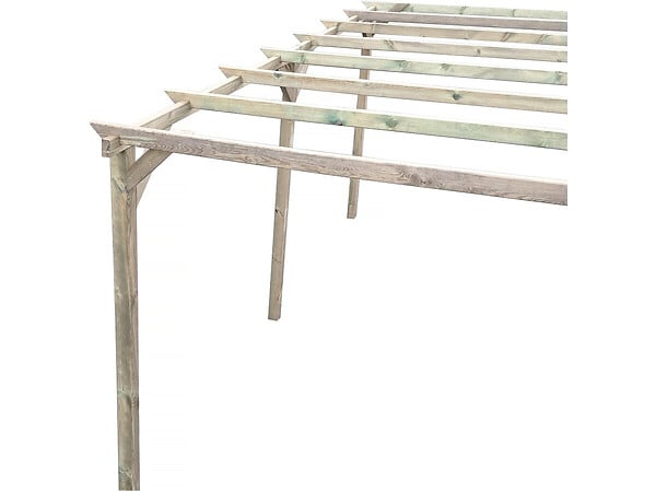 HABITAT ET JARDIN - Carport voiture en bois "Sunny" 3 x 5 m - large