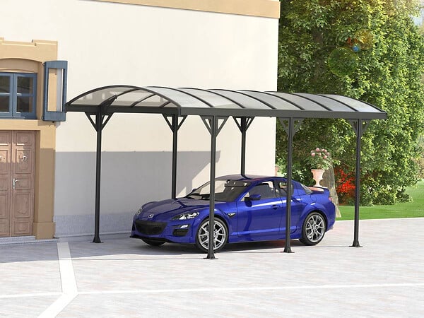 HABITAT ET JARDIN - Carport voiture "Protector" - 15m² - 5.05 x 3 x 2,3 m - large