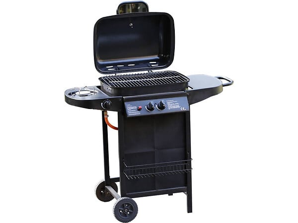 HABITAT ET JARDIN - Barbecue gaz "Festa 5" - 5 brûleurs dont 1 latéral - 12.9 Kw- Noir - large