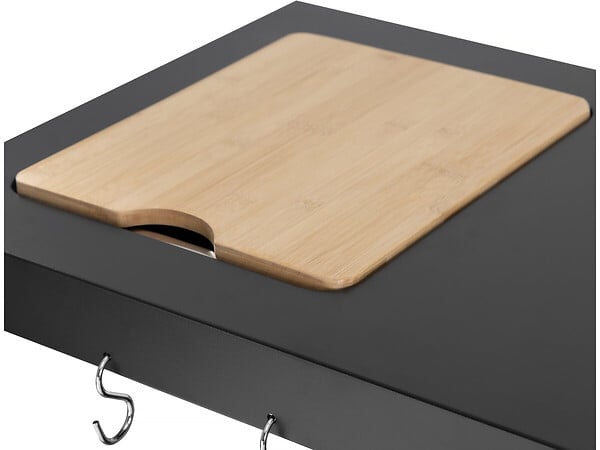 HABITAT ET JARDIN - Barbecue à gaz cuisine d'extérieur - 12 kw - 4 brûleurs - Noir - large