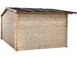 HABITAT ET JARDIN - Abri de jardin en bois 14m² "Oz" - 388 x 298 x 225 cm - 28 mm - vignette