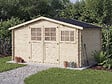 HABITAT ET JARDIN - Abri de jardin en bois "Rocval" - 456 x 425 x 232 cm - 19.42 m² - 28 mm - vignette