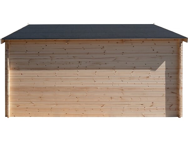HABITAT ET JARDIN - Abri de jardin bois "Alex" - 20.20 m² - 4.80 x 4.00 x 2.39 m - 28 mm - large