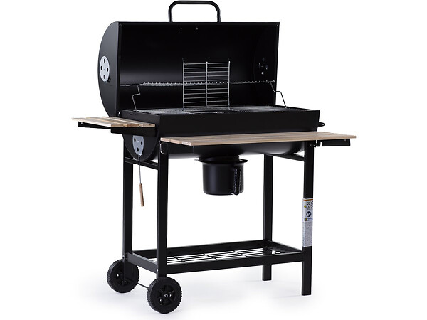HABITAT ET JARDIN - Barbecue XXL charbon de bois "King" - 95 x 63 x 105 cm - Noir - large