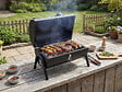 HABITAT ET JARDIN - Barbecue charbon de bois portable "Captain" - 42 x 27 x 43 cm - Noir - vignette