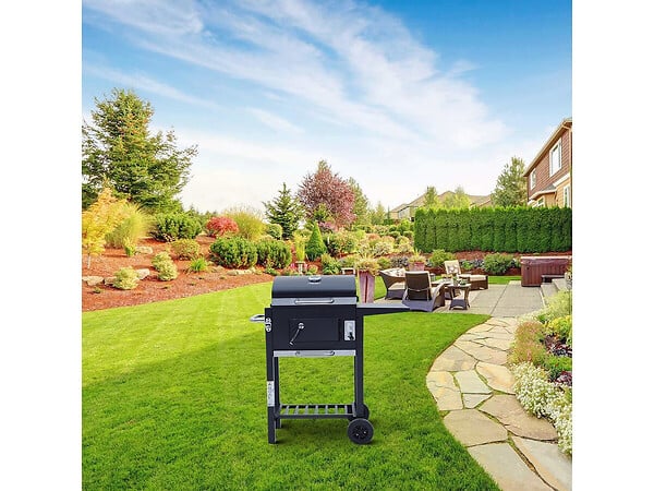 HABITAT ET JARDIN - Barbecue charbon de bois "Vicomte" - 92.5 x 46 x 123 cm - large