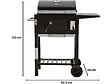HABITAT ET JARDIN - Barbecue charbon de bois "Vicomte" - 92.5 x 46 x 123 cm - vignette