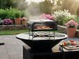 HABITAT ET JARDIN - Four à pizza pour barbecue "Pizzello" - 40 x 35 x 28 cm - Noir - vignette