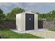 HABITAT ET JARDIN - Abri de jardin métal "Nebraska" - 2.71 m² - Beige/gris anthracite - vignette