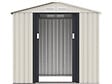 HABITAT ET JARDIN - Abri de jardin métal "Nebraska" - 2.71 m² - Beige/gris anthracite - vignette