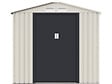HABITAT ET JARDIN - Abri de jardin métal "Nebraska" - 2.71 m² - Beige/gris anthracite - vignette