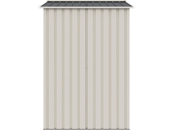 HABITAT ET JARDIN - Abri de jardin métal "Nebraska" - 2.71 m² - Beige/gris anthracite - large