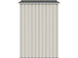 HABITAT ET JARDIN - Abri de jardin métal "Nebraska" - 2.71 m² - Beige/gris anthracite - vignette