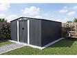 HABITAT ET JARDIN - Abri de jardin métal avec porte coulissante "Boston" - 13 m² - Gris - vignette