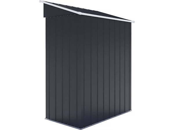 HABITAT ET JARDIN - Abri de jardin métal porte coulissante "Memphis" - 1,36 m² - Gris - large