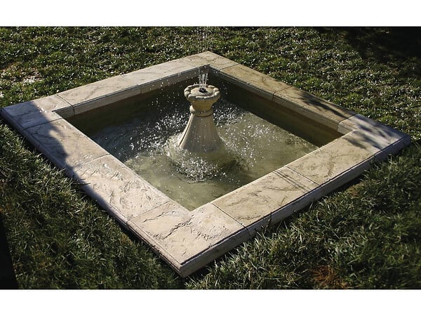 HABITAT ET JARDIN - Bassin carré "Eden" - 170 x 170 cm - large