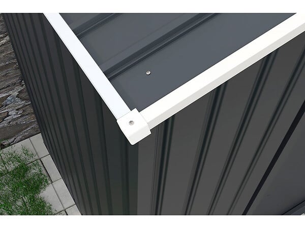 HABITAT ET JARDIN - Garage métal  " Houston" - 18,56m² avec gouttière - Anthracite - large