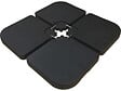 HABITAT ET JARDIN - Pied de parasol 4 dalles à lester jusqu'à 3 x 3 - 52L - Noir - vignette