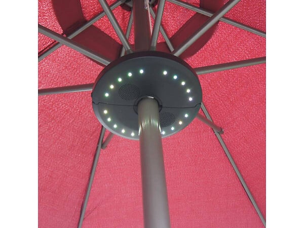 HABITAT ET JARDIN - Eclairage de jardin "Umbrella" pour parasol - Enceinte arceau - large