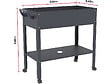 HABITAT ET JARDIN - Table de rempotage "Hibiscus" - 82 x 43 x 83 cm - Anthracite - vignette