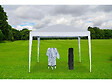 HABITAT ET JARDIN - Tonnelle de jardin pliante "Svetlana 3" - 9 m² - 3 x 3 m - Blanc - vignette