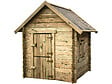 HABITAT ET JARDIN - Maisonnette en bois "Sophie" - 120 x 120 x 159 cm - vignette