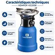 KEMPER - Réchaud gaz 2200W Coque ABS Piezo + 4 cartouches de gaz 190gr KEMPER - vignette