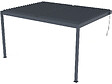 HABITAT ET JARDIN - Pergola adossée en aluminium "Windsor" - Gris anthracite - 3 x 4 m - vignette
